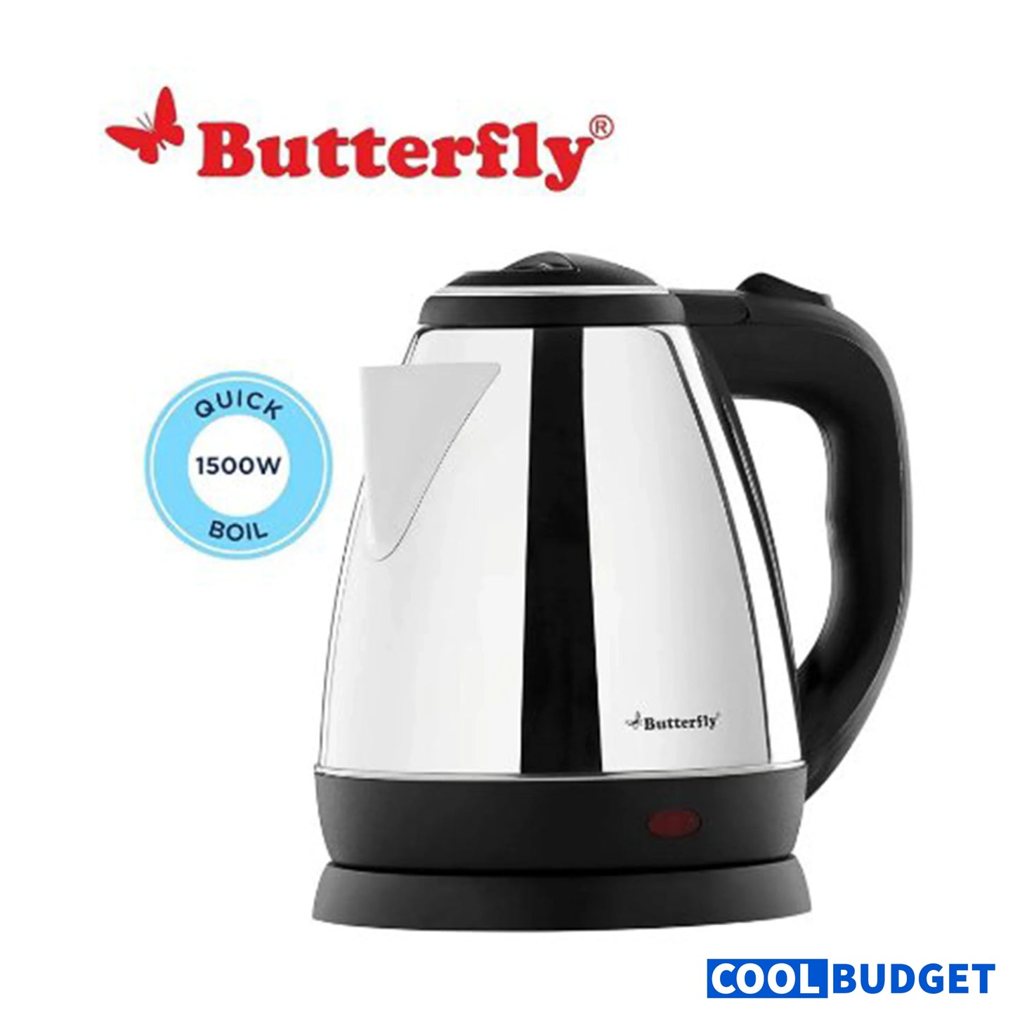 Butterfly 1.5L Electric Kettle (1500W)