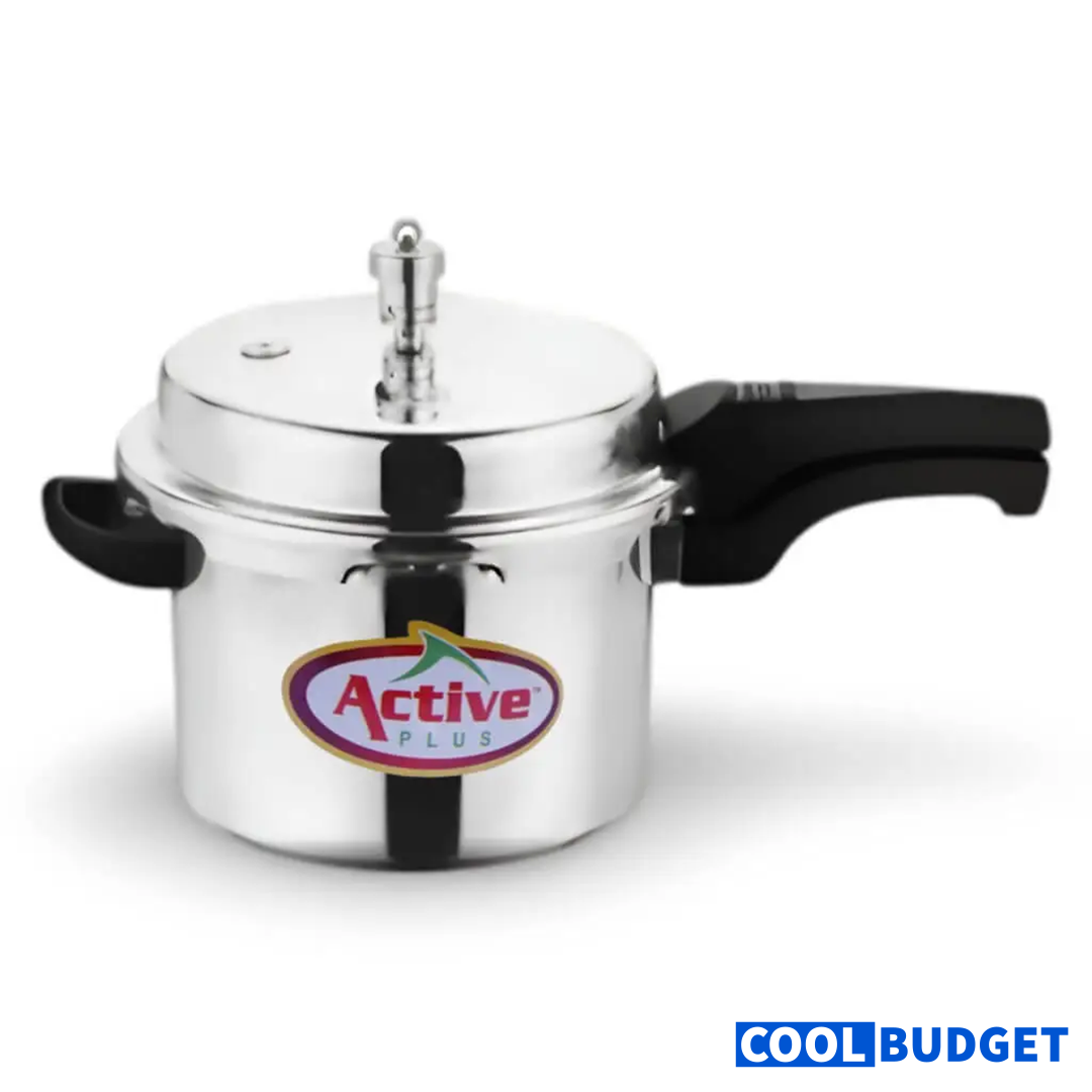 Active Plus Aluminium Pressure Cooker – 5 Liters (Indian Made)