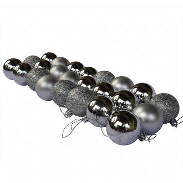 24 Balls Christmas Tree Ornaments, Shatterproof Christmas Decorations Set with Reusable Hand-held Gift Package for Holiday Xmas Tree DΓ©cor