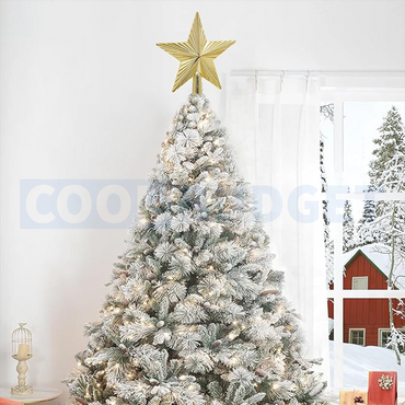 Gold Christmas Tree Top Star – Hanging Christmas Decoration