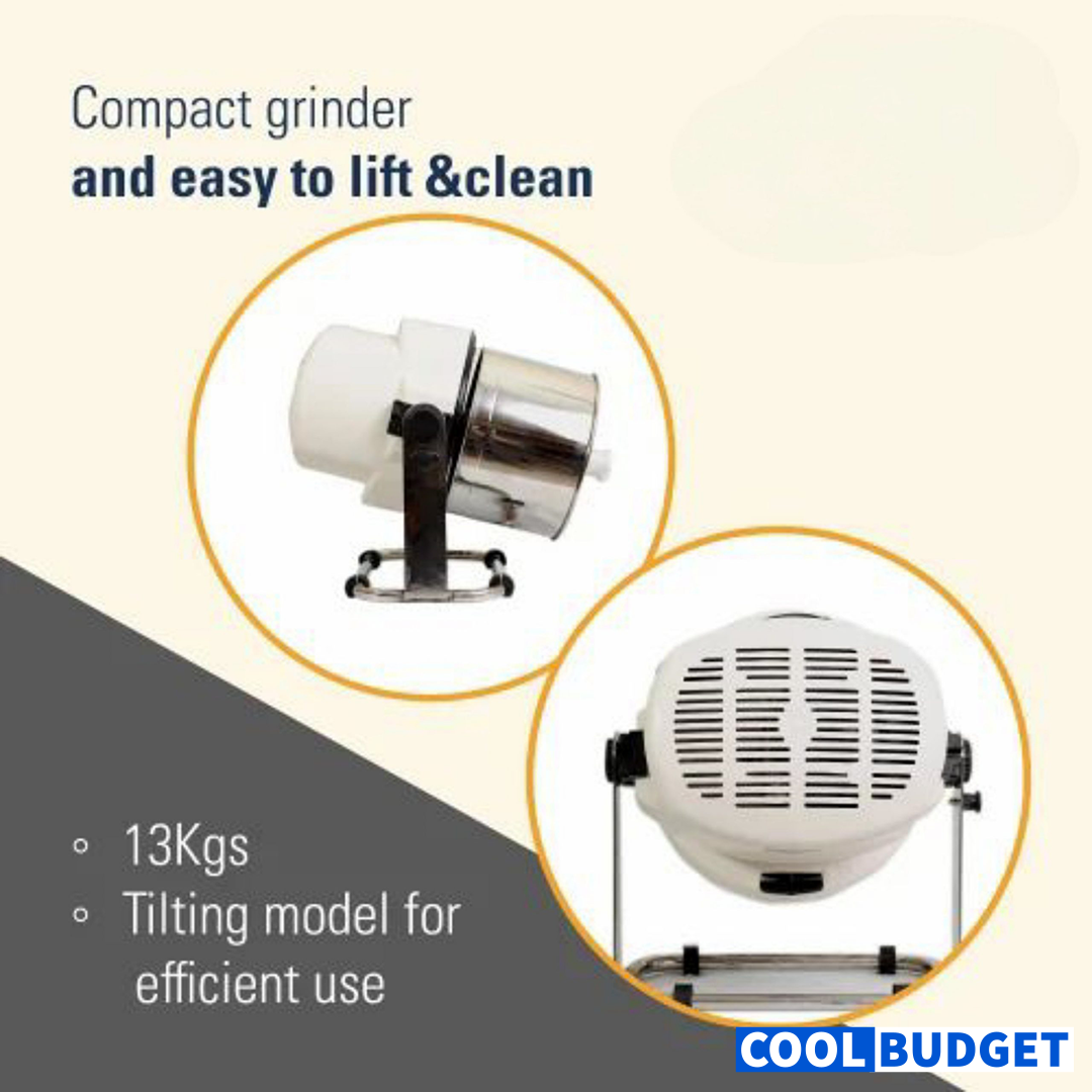 Domestic Tabletop Tilting Wet Grinder – 1.5L (Indian Made)