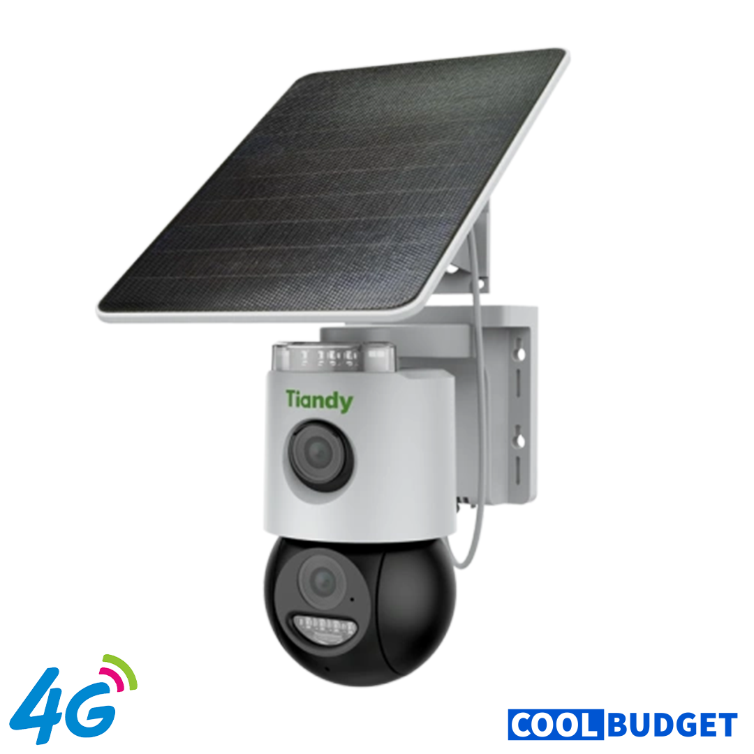 Tiandy 6MP 4G SIM Card PTZ Outdoor Night Vision Color Camera