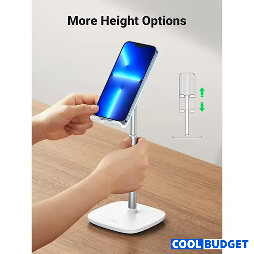 UGREEN Adjustable Desk Phone Holder – White