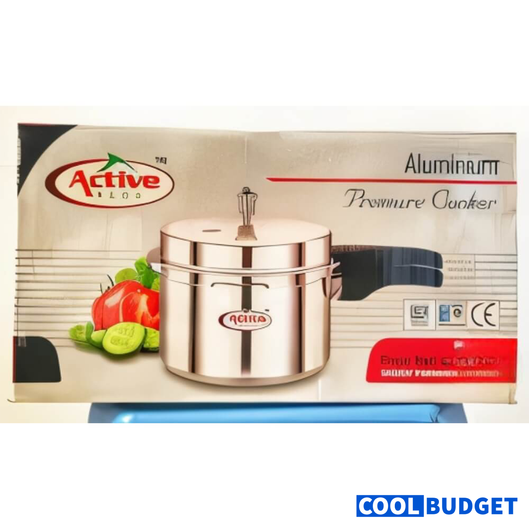 Active Plus Aluminium Pressure Cooker – 7.5 Liters (Indian Made)