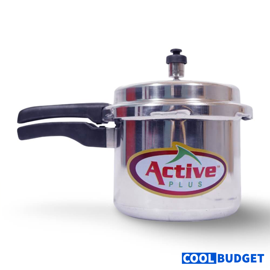 Active Plus Aluminium Pressure Cooker – 5 Liters (Indian Made)