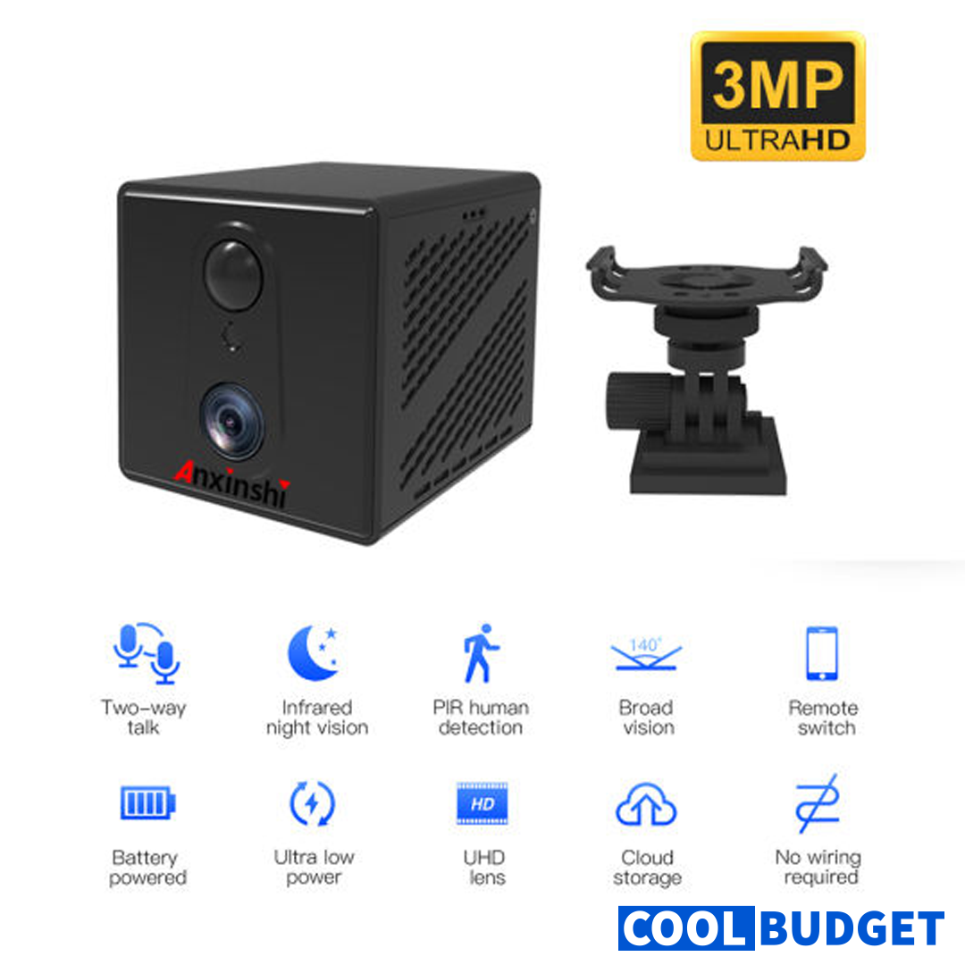 4G Sim with Battery 2Mp CCTV Mini Camera with Voice Record