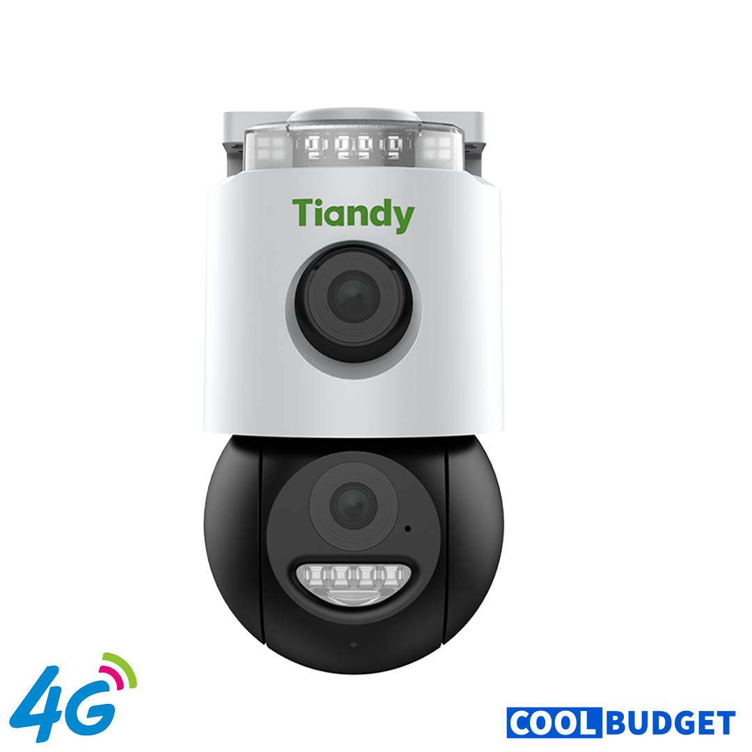 Tiandy 6MP 4G SIM Card PTZ Outdoor Night Vision Color Camera