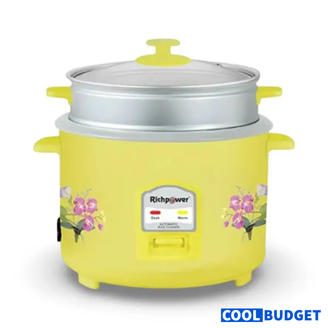 Richpower RPRC-6077 0.6L Rice Cooker with Steamer (12 Months Warranty)