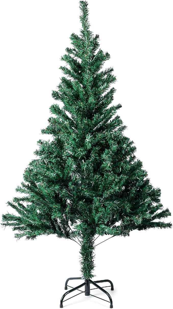 4ft Artificial Green Color Christmas Tree – Steel Stand – Christmas Decoration