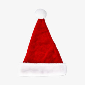 1pcs Red Velvet Santa Claus Christmas Hat – Festive Holiday Accessory - 1