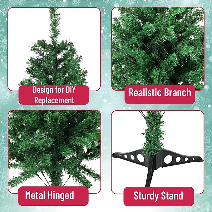 4ft Artificial Green Color Christmas Tree – Christmas Decoration - 5