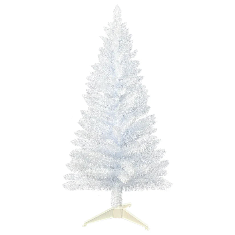 White Christmas Tree 4ft Plastic stand