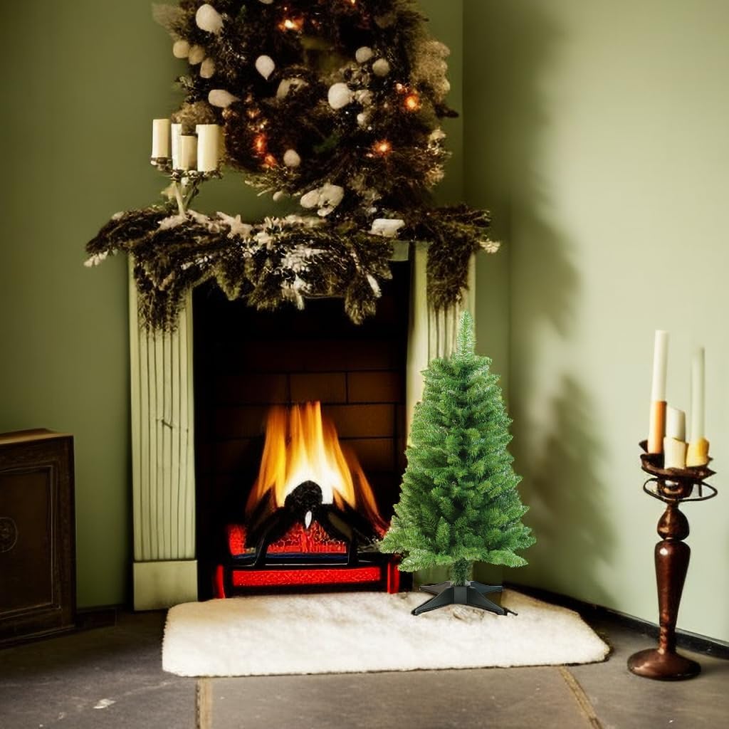 3ft Artificial Green Colour Christmas Tree – Christmas Decoration- Plastic