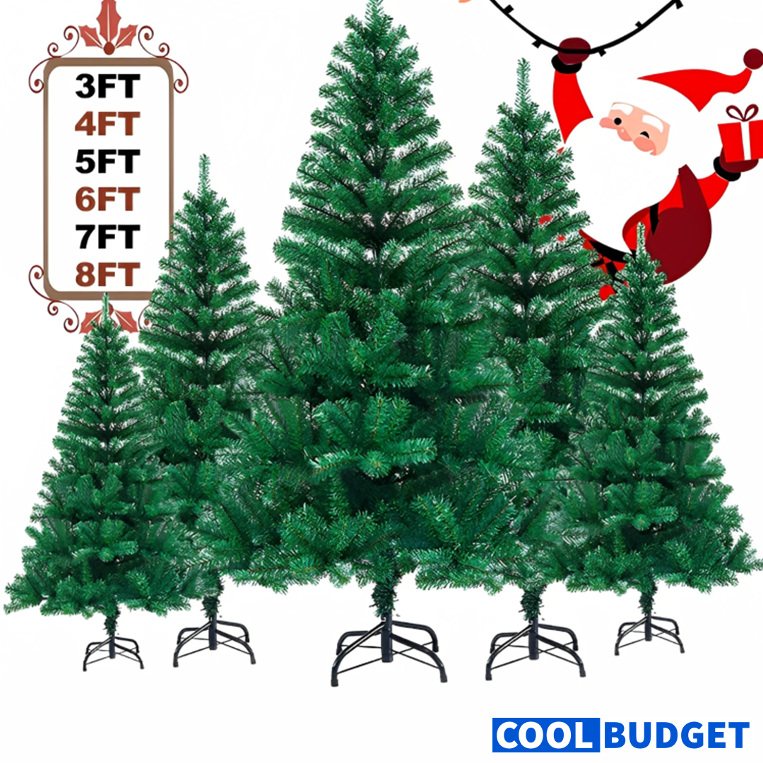 Christmas Tree (Green / White) | 3 - 7 Ft – Cool Budget