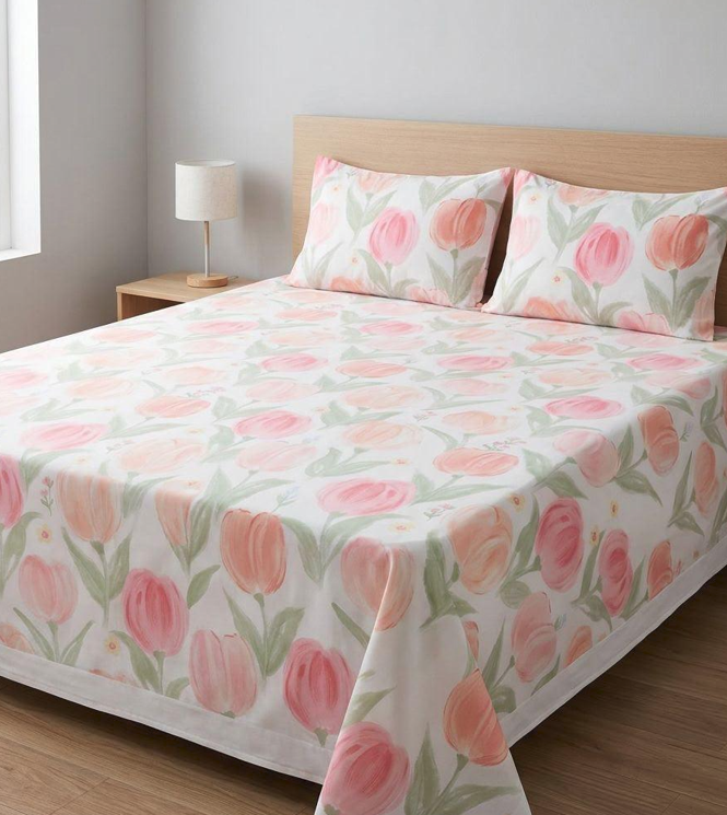 Egyptian Cotton Printed Bed Sheets – Soft, Stylish & Comfortable – Free Delivery - Promotion Pack