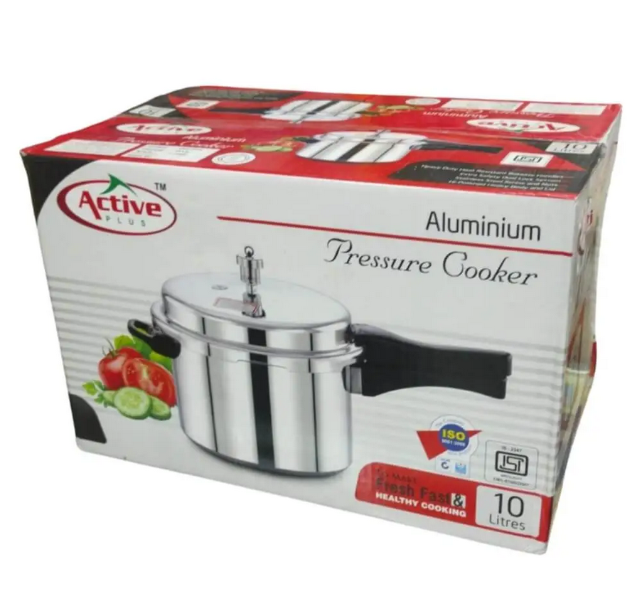 Aluminum Pressure Cooker 10 Liter Active Plus