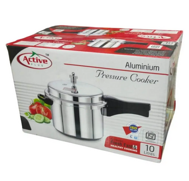 Aluminum Pressure Cooker 10 Liter Active Plus
