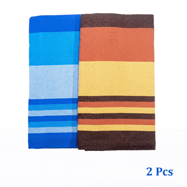 High Quality Handloom Cotton Bedsheet 90x90 (Random Colors)