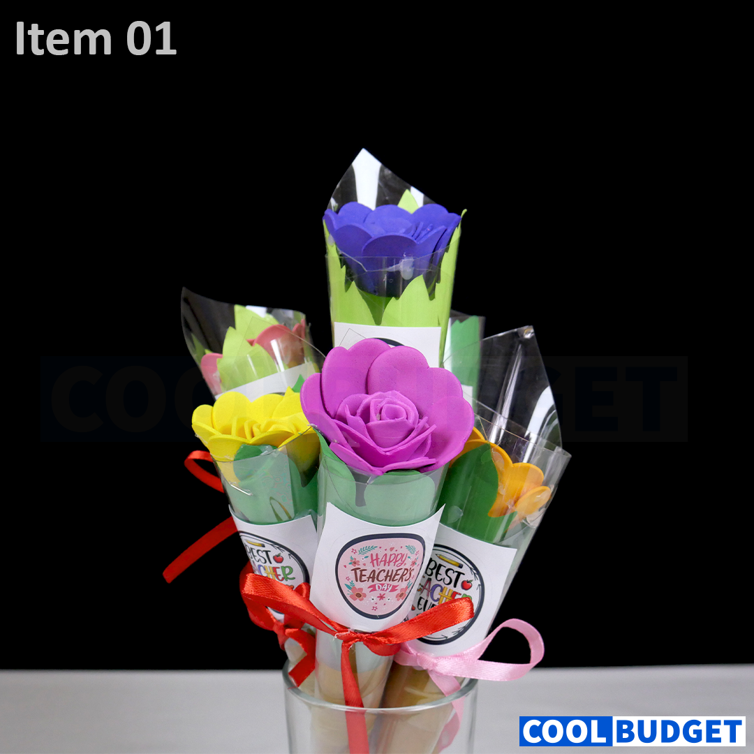 6Pcs Flowers Bouquet