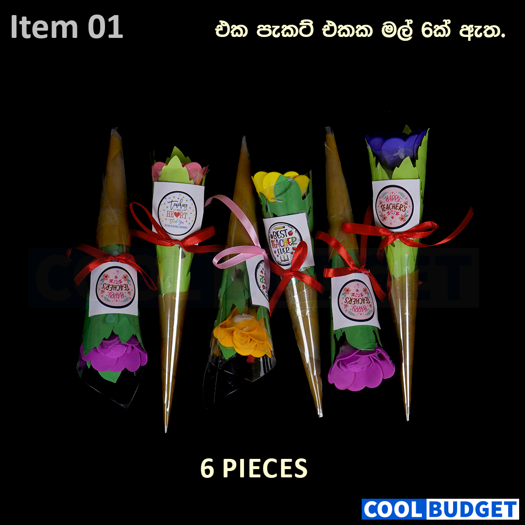 6Pcs Flowers Bouquet