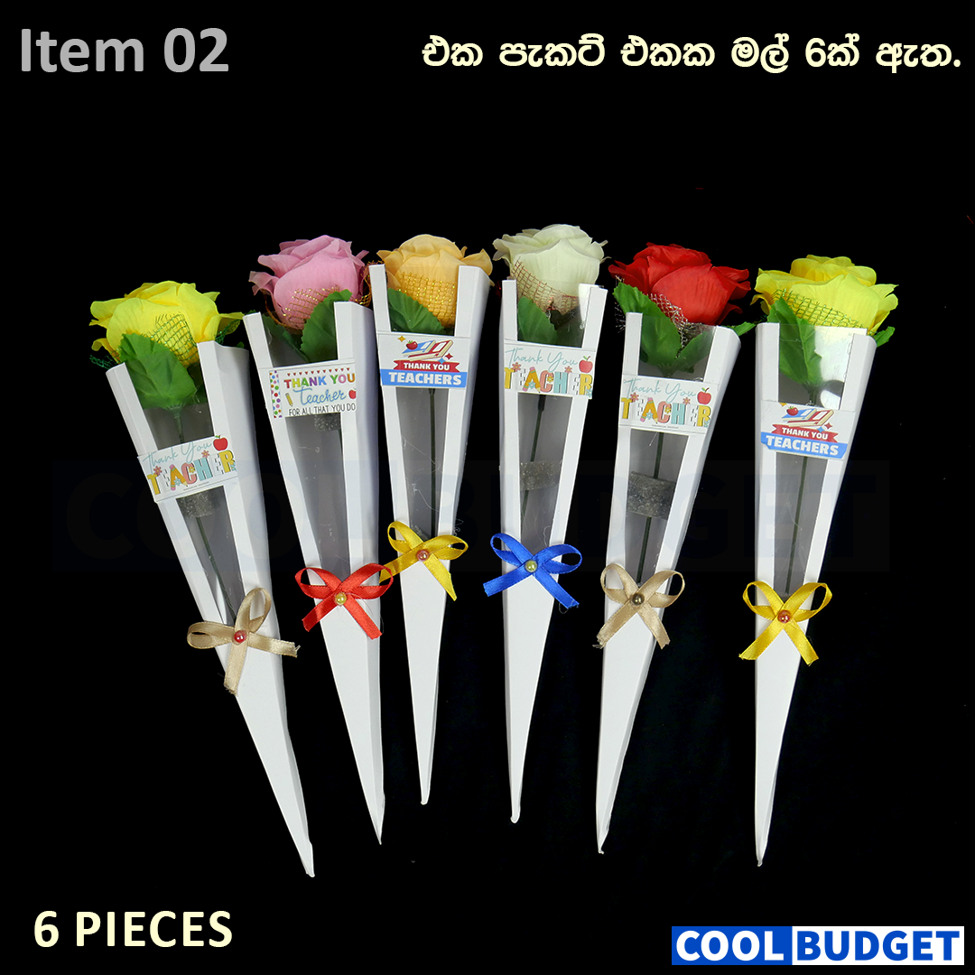 6Pcs Flowers Bouquet