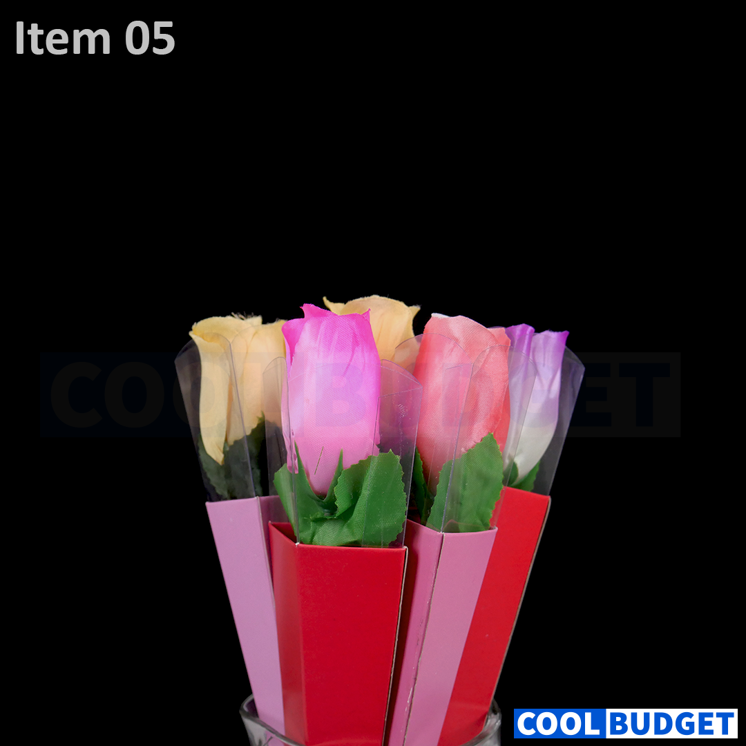6Pcs Flowers Bouquet