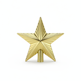 Gold Christmas Tree Top Star – Hanging Christmas Decoration - 1