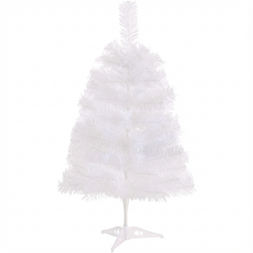 White Christmas Tree 2ft Plastic stand - 1