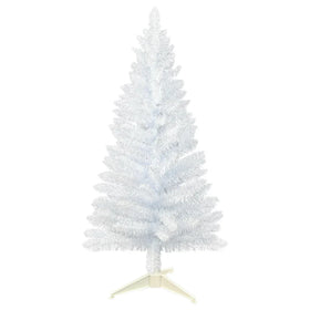 White Christmas Tree 4ft Plastic stand - 1