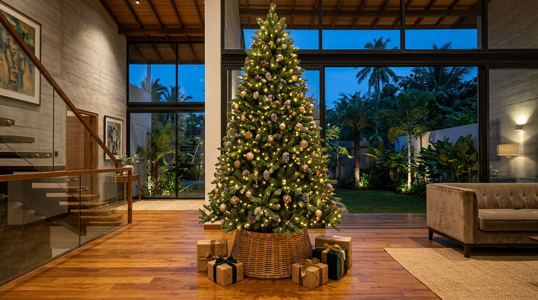 Comparing green, white and snow-flocked artificial Christmas trees in Sri Lanka - Cool Budget
