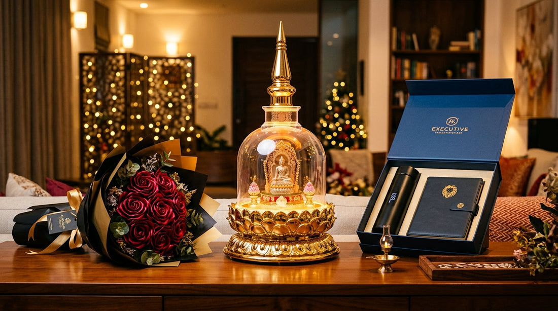 The Ultimate Sri Lanka Gifting Guide - Sacred Pirith Chaithya, Ribbon Rose Bouquets, Teachers Day Plaques and Executive Corporate Gift Sets
