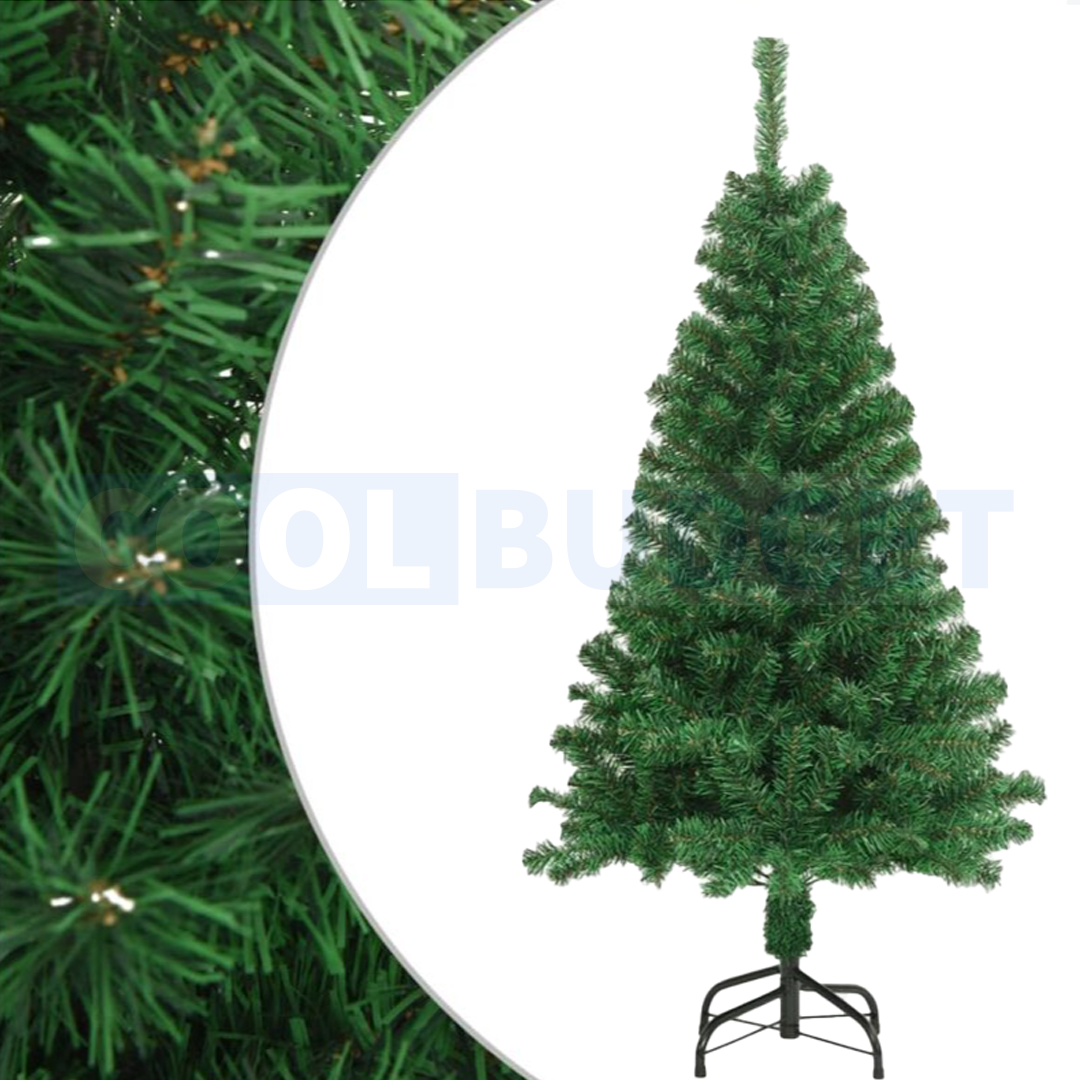 4ft Artificial Green Color Christmas Tree – Steel Stand – Christmas Decoration
