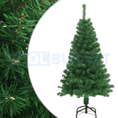4ft Artificial Green Color Christmas Tree – Steel Stand – Christmas Decoration
