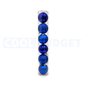 6 Pcs Blue Color Christmas Baubles – Shatterproof Tree Decorations (7.5 cm)