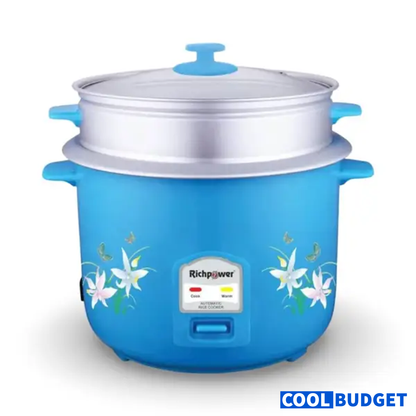 Richpower RPRC-6077 0.6L Rice Cooker with Steamer (12 Months Warranty)