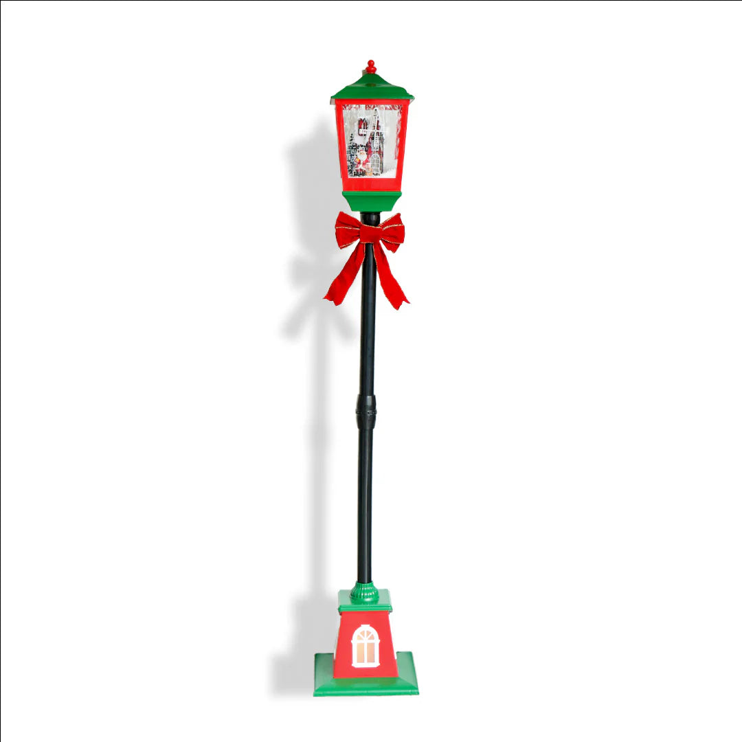 Red and green lamp post - 157cm LED017