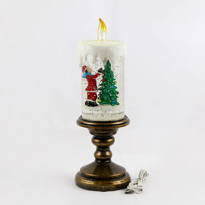 Snow Candle LED Music LED053