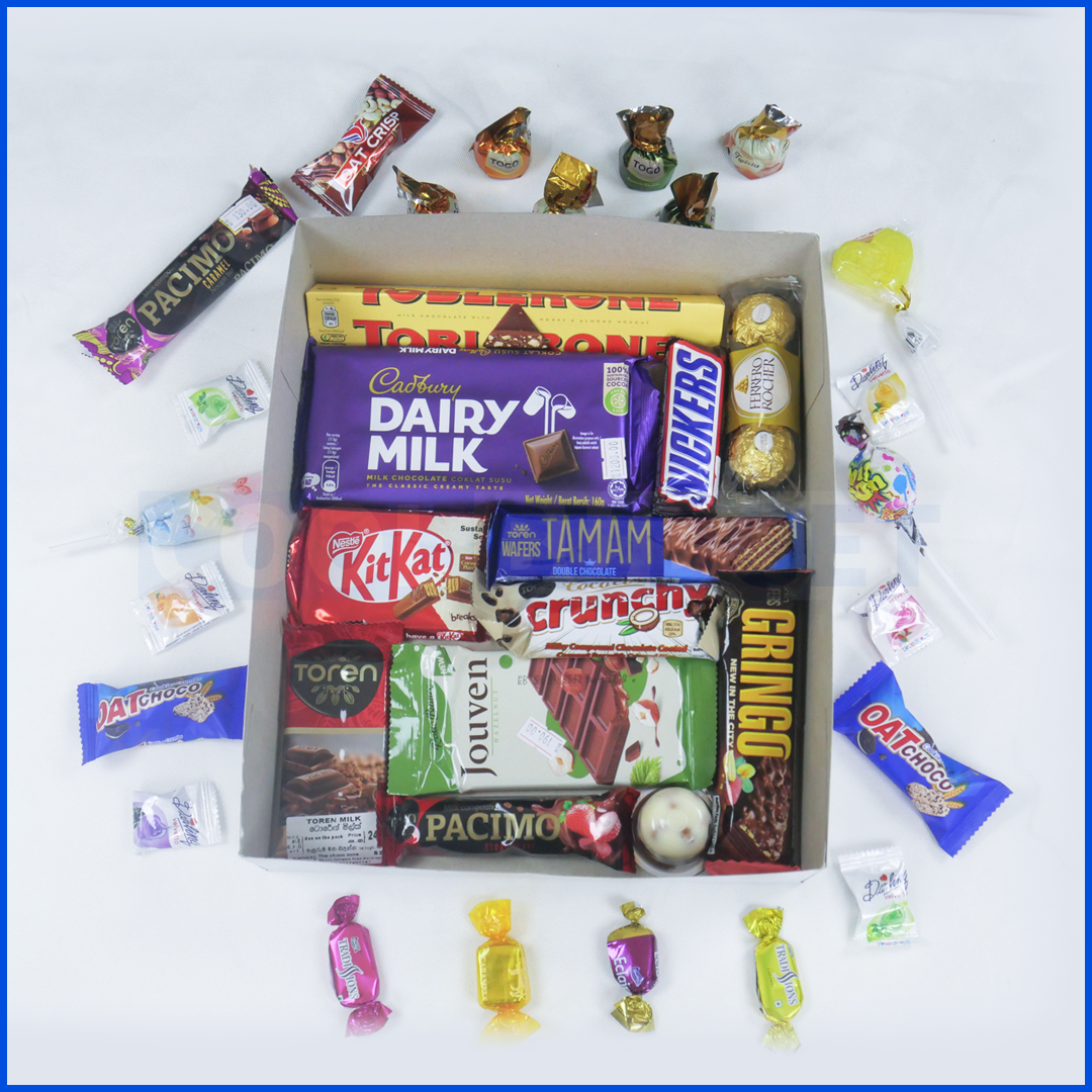 Low Price Foreign 32+Pcs Random Mix Chocolate Candy Toffees Colourful High Quality
