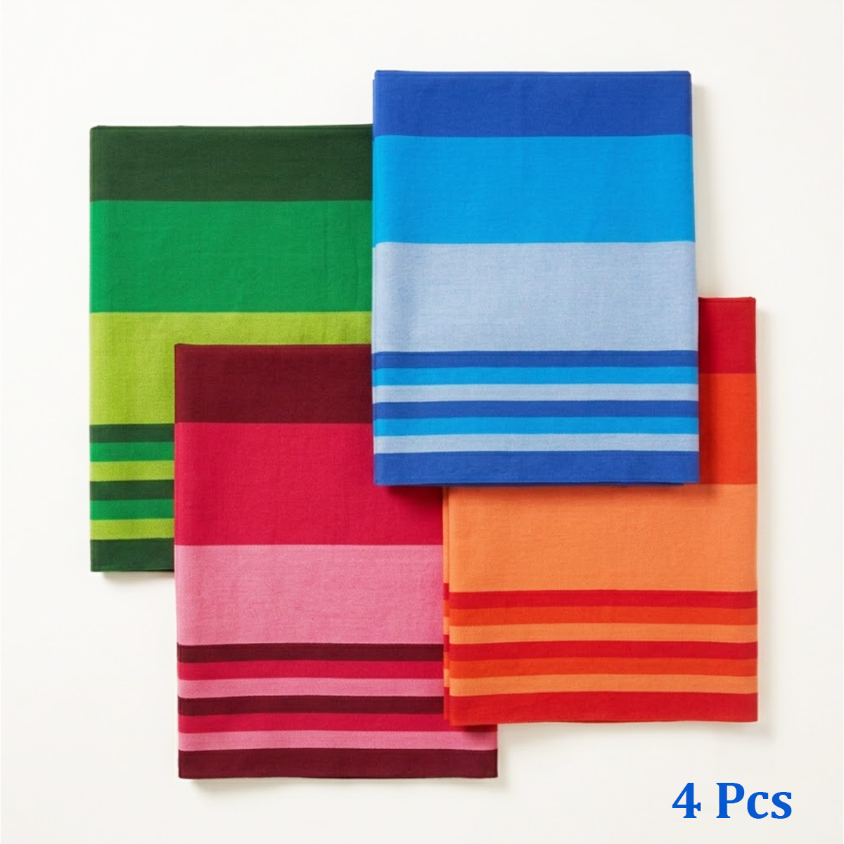 High Quality Handloom Cotton Bedsheet (Random Colors) Promotion Pack