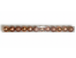 Copper Bronze Christmas Ornament Set – 12-Piece Shatterproof Baubles