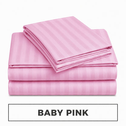 Egyptian Cotton Bedsheet 3-Piece Set - Soft, Stylish & Comfortable - Free Delivery