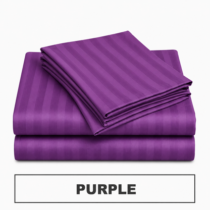 Egyptian Cotton Bedsheet 3-Piece Set - Soft, Stylish & Comfortable - Free Delivery