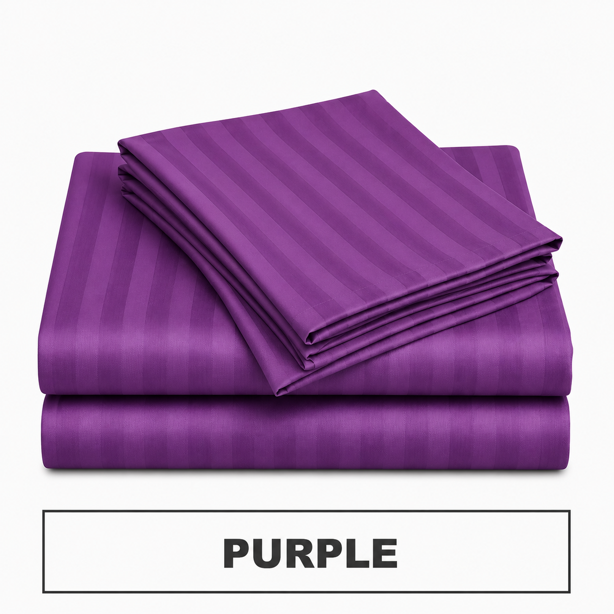 High Quality Egyptian Cotton Bedsheet 3-Piece Set (Random Colors)