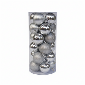24 Balls Christmas Tree Ornaments,  Shatterproof Christmas Decorations Set with Reusable Hand-held Gift Package for Holiday Xmas Tree Décor - 1