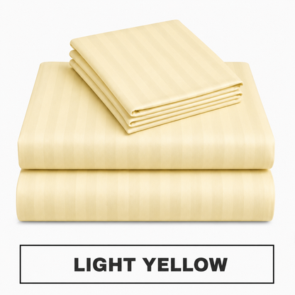 Egyptian Cotton Bedsheet 3-Piece Set - Soft, Stylish & Comfortable - Free Delivery