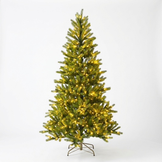 8 FT Costway Christmas Tree with LED Lights