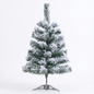 3 Ft Green Artificial Christmas Tree, Snow Flocked Xmas Tree - 1