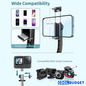 3-in-1 Selfie Stick Tripod with Wireless Remote - 1