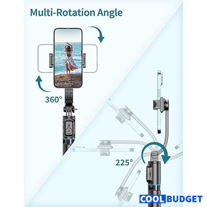 3-in-1 Selfie Stick Tripod with Wireless Remote - 3