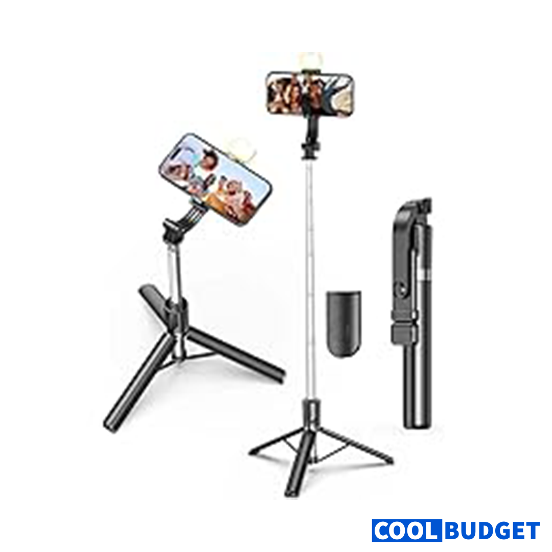 3-in-1 Selfie Stick Tripod with Wireless Remote - 4